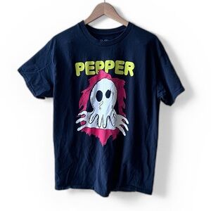 Pepper Ripping Skulconut Official Band Tee Ghost Tshirt Size Large